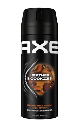 AXE-Дезодорант-спрей для тела Axe Leather&Cookies для мужчин 150 мл-8710447285428-