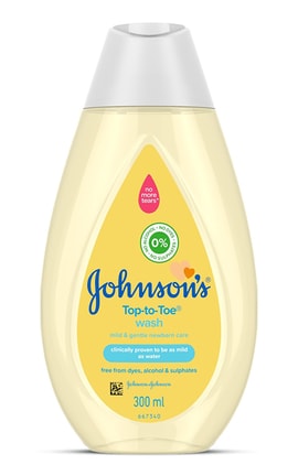 JOHNSON'S-Пінка-шампунь для купання Johnson's Baby Від маківки до п'ят 300 мл-3574669909976-