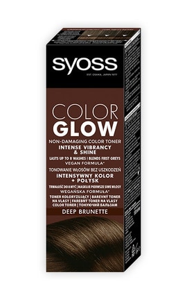 --Оттеночный бальзам Syoss Color Glow Насыщенный Каштановый 100 мл-9000101679403-