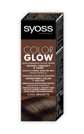 --Оттеночный бальзам Syoss Color Glow Холодный Каштановый 100 мл-9000101679427-