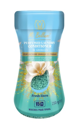 MI BELLUMI-Кондиціонер для білизни Mi Bellumi Fresh Linen парфумований в гранулах 250 г-5904316577933-