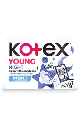 KOTEX-Прокладки гигиенические Kotex Young Night 7 шт-5029053584416-