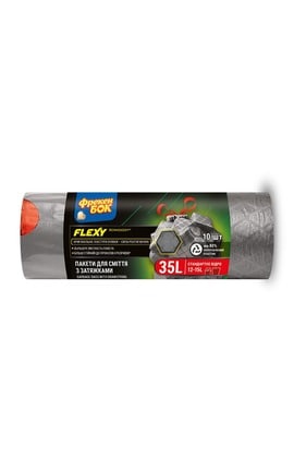 ФРЕКЕН БОК-Пакети для сміття 35 л Фрекен Бок Flexy 10 шт -4823071652178