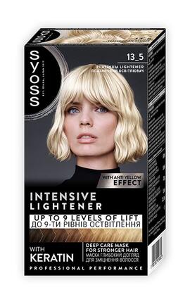 SYOSS SALONPLEX-Фарба для волосся Syoss Luminous Anti-Yellow Effect Lighrener Pure Blond тон 13-5 Платиновий освітлювач 135 мл-9000100929882-