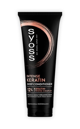 SYOSS-Інтенсивний кондиціонер SYOSS Keratin з екстрактом блакитного лотосу для ламкого волосся 250 мл-9000101665703-