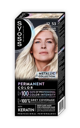 SYOSS SALONPLEX-Крем-фарба для волосся Syoss Стійка Metallic Collection №12_53 Перлинна Платина-9000101731989-