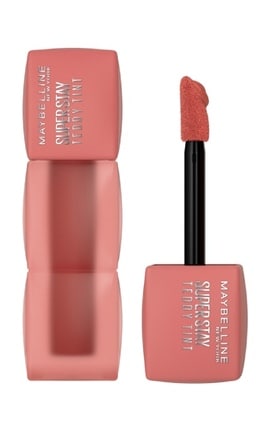 MAYBELLINE NY-Стойкая матовая помада-тинт для губ Maybelline New York Super Stay Teddy Tint 15 Skinnydip 5 мл-30146730