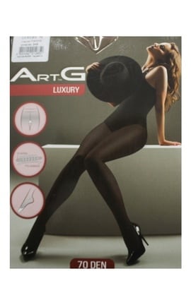 ART G-Колготки Art G Luxury 70 den Visone-4820040212869-