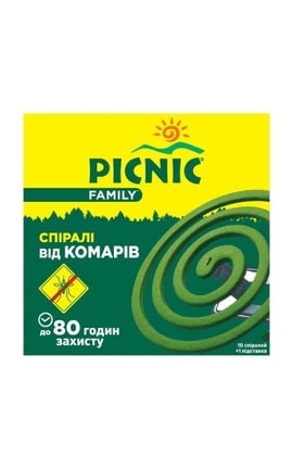 PICNIC-Спіраль від комарів Picnic 10 шт-4820185021012-
