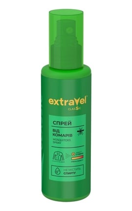 EXTRAVEL-Спрей от комаров Extravel Classic 100 мл-4820184442481-