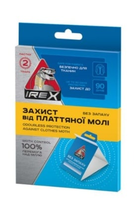 IREX-Ловушка Irex от платяной моли без запаха 2 шт-4820184442580-