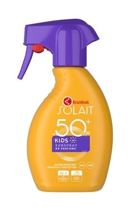 SOLAIT-Спрей сонцезахисний Kruidvat Solait SPF50+ дитячий 250 мл-8720674231693-