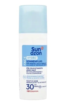 SUNOZON-Флюїд для обличчя Sunozon Hydro SPF30+ сонцезахисний 50 мл-4068134042859