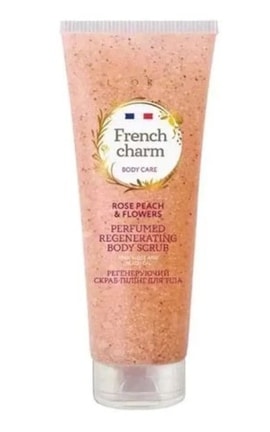 LIORA-Скраб-пілінг для тіла Liora Rose peach&flowers French charm 260 мл-4823106003579-