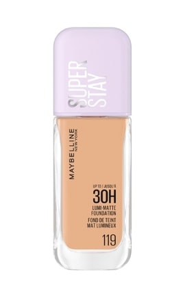 MAYBELLINE NY-Стійка легка тональна основа Maybelline New York Super Stay з природним матовим фінішем №119 35 мл-3600531691912-