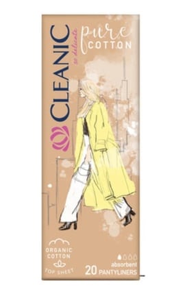 CLEANIC-Прокладки ежедневные Cleanic Pure 20 шт-5900095035558-