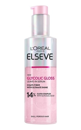 ELSEVE-Незмивна сироватка L'Oréal Paris Elseve Glycolic Gloss для надання блиску та пом’якшення волосся 150 мл -3600524143909-
