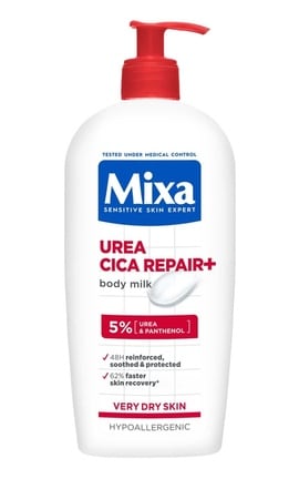 MIXA- Молочко відновлююче Mixa Urea Cica Repair+ для дуже сухої шкіри тіла 400 мл-3600550978681-