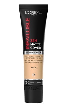 L'OREAL PARIS-Тональний крем L`Oreal Paris Infaillible 24h Матове покриття 130 Натуральний бежевий 30 мл-3600523783731-