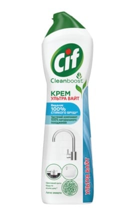 CIF-Крем для чищення Cif Ультра Уайт 500 мл-8714100709047-