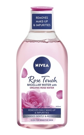 NIVEA-Міцелярна вода для чутливої шкіри Nivea Organic Rose Органічна розова вода 400 мл-9005800347028-