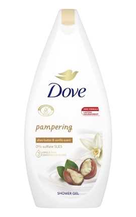 DOVE-Крем-гель для душу Dove Pampering Shea Butter&Vanilla Scent 450 мл-8720181356674-