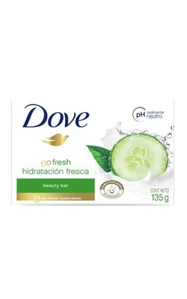 DOVE-Крем-мыло Dove Go Fresh Прикосновение Свежести 135 г-7501056371821-