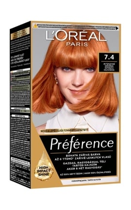 PREFERENCE-Краска для волос L’Oreal Paris Preference 74 Манго интенсивный медный 1 шт-3600521434734-