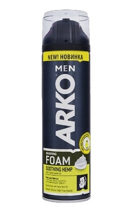 ARKO-Піна для гоління ARKO Men з олією насіння конопель 300 мл-8690506527426-