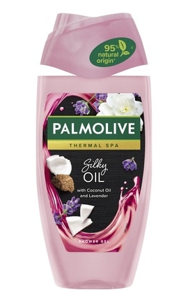 PALMOLIVE-Гель для душа Palmolive Thermal Spa Шелковое масло с кокосовым маслом и лавандой 250 мл-8718951430556-