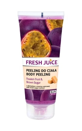 FRESH JUICE-Пилинг для тела Fresh Juice Passion Fruit & Brown Sugar 200 мл-5901845504096-