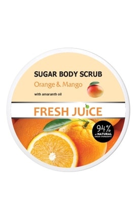FRESH JUICE-Скраб для тела Fresh Juice Апельсин и Манго 225 мл-4823015925771-