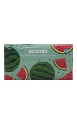 ECOMIX-Салфетки косметические Ecomix 2 слоя 150 шт-9210000074685-