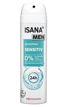 ISANA MEN-Дезодорант-cпрей мужской Isana Men Sensitive 150 мл-4305615614144-
