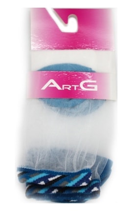 ART G-Шкарпетки жіночі Art G блакитні розмір 23-25-2000115560305-