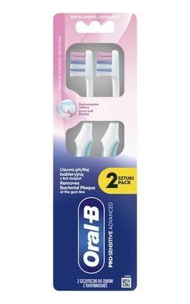 ORAL B-Зубна щітка Oral-B Pro-Sensitive Advanced Екстрам'якої жорсткості 2 шт-8700216567916-