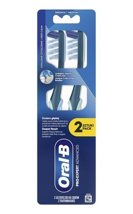 ORAL B-Зубна щітка Oral-B Pro-Expert Все-в-одному Середньої жорсткості 2 шт -8700216445481-