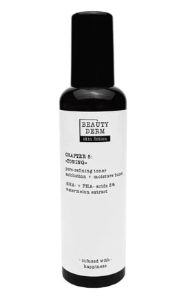 BEAUTYDERM-Тонер для лица с BHA- PHA-кислотами и арбузом Beauty Derm Skin Fictionдля очищения пор 200 мл-4820185228275-