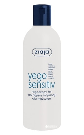 ZIAJA-Гель для интимной гигиены Ziaja Men Yego Sensitiv 300 мл-5901887038252-