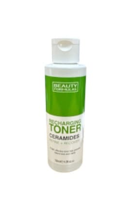 BEAUTY FORMULAS-Тонер для обличчя Beauty Formulas Recharging Ceramides Відновлення 150 мл-5012251014007-