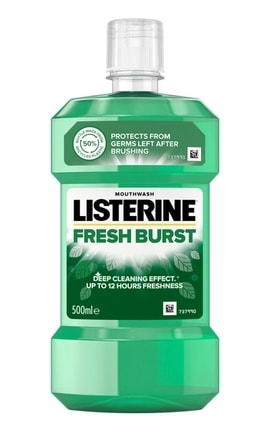 LISTERINE-Ополаскиватель для ротовой полости Listerine Всплеск свежести 500 мл-5010123703547-