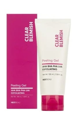 NEXTBEAU-Гель-пилинг для лица Nextbeau Clear Blemish 100 мл-8809696983718-