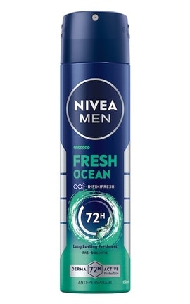 NIVEA-Дезодорант для тіла Nivea Men Arctic Ocean спрей-антиперспірант захист від запаху і подразнення 150 мл-9005800333625-