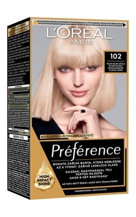 PREFERENCE-Стійка фарба для волосся L'Oreal Paris Preference 102 Iridescent Pearl Blonde-3600521434772-