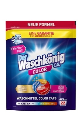 WASCHKONIG-Капсули для прання Waschkonig Color 18 г х 22 шт-4260418933642-