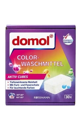 DOMOL-Таблетки для стирки цветных вещей Domol Aktiv Cubes 30 шт-4068134055545