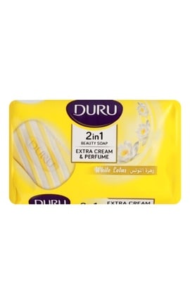 DURU-Мило тверде Duru 2 в 1 Білий Лотос 100 г-8690506520533-