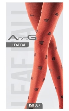 ART G FASHION-Колготки жіночі Art G Leaf Fall 150 Den Nero розмір 3-2000115548778-