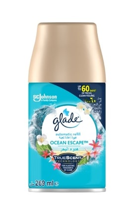 GLADE-Баллон сменный к автоматическому освежителю Glade Океанский оазис 269 мл-8690784316880-