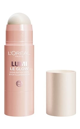 L'OREAL PARIS-Хайлайтер-стик для лица L'Oreal Paris Lumi Le Glass с эффектом сияния 630 Creme Chick 5 г-3600524192594-